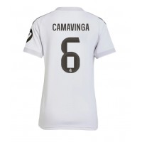 Billiga Real Madrid Eduardo Camavinga #6 Hemma fotbollskläder Dam 2025-26 Kortärmad